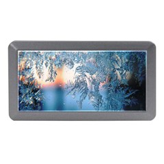 Frost Winter Morning Snow Season White Holiday Memory Card Reader (mini) by artworkshop