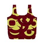 Illustration Art Pattern Design Painting- Full Print Recycle Bag (M) Back