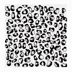 Black And White Leopard Print Jaguar Dots Medium Glasses Cloth (2 Sides) by ConteMonfrey