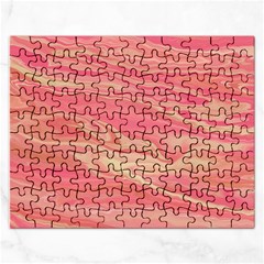 Illustration Graphic Pattern Texrure Pink Maeble Rectangular Jigsaw Puzzl by Wegoenart