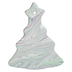 Illustration Marble Texture Marble Painting Christmas Tree Ornament (two Sides) by Wegoenart