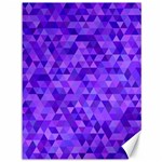 Illustration Purple Triangle Purple Background Canvas 36  x 48  35.26 x46.15  Canvas - 1