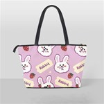 Illustration Rabbit Cartoon Background Pattern Classic Shoulder Handbag Back