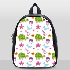 Turtles Animals Sea Life School Bag (small) by Amaryn4rt