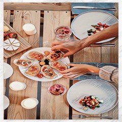 A Beautiful Table - Italian Food Canvas 20  X 20  by ConteMonfrey