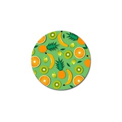 Fruit Tropical Pattern Design Art Golf Ball Marker (10 Pack) by danenraven