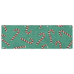 Christmas Candy Cane Background Banner And Sign 9  X 3  by danenraven