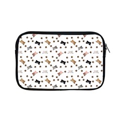 Illustration Cat Paw Background Pattern Cute Apple Macbook Pro 13  Zipper Case by danenraven