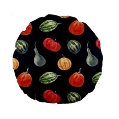 Vintage Vegetables  Standard 15  Premium Round Cushions by ConteMonfrey