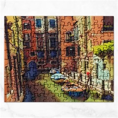 Venice Canals Art   Rectangular Jigsaw Puzzl by ConteMonfrey