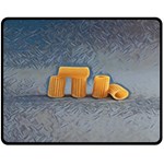 Pasta Is Art - Italian Food Fleece Blanket (Medium)  60 x50  Blanket Front