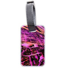 Mirror Fractal Luggage Tag (two Sides) by Sparkle