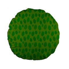 Green-apples Standard 15  Premium Round Cushions by nateshop