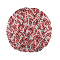 Merry-christmas Standard 15  Premium Round Cushions by nateshop