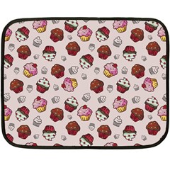 Cake Cupcake Sweet Dessert Food Double Sided Fleece Blanket (mini)  by Ravend