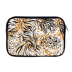 Tiger Pattern Background Apple Macbook Pro 17  Zipper Case by danenraven