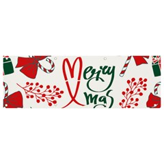 Merry Xmas Seamless Christmas Pattern Banner And Sign 9  X 3  by danenraven