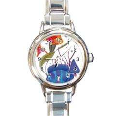 Im Fourth Dimension Colour 74 Round Italian Charm Watch by imanmulyana