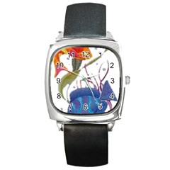 Im Fourth Dimension Colour 74 Square Metal Watch by imanmulyana