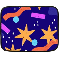 Star Abstract Pattern Wallpaper Fleece Blanket (mini) by Wegoenart