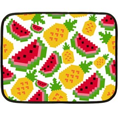 Watermelon Pattern Fruit Summer Double Sided Fleece Blanket (mini)  by Wegoenart