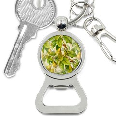 Pear Fruit Tree Organic Pattern Bottle Opener Key Chain by Wegoenart