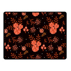 Autumn Night Pattern Glitter Fleece Blanket (small) by Wegoenart