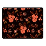 Autumn Night Pattern Glitter Fleece Blanket (Small) 50 x40  Blanket Front