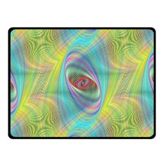 Ellipse Pattern Elliptical Abstract Fleece Blanket (small) by Wegoenart