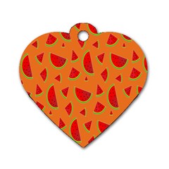 Fruit 2 Dog Tag Heart (one Side) by nateshop