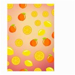 Fruits-gradient,orange Small Garden Flag (Two Sides) Back