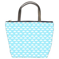 Little Clouds Blue  Bucket Bag by ConteMonfrey