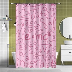 Background Back To School Bright Shower Curtain 48  X 72  (small)  by Ravend