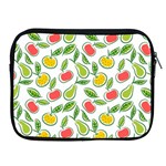 Fruit Fruits Food Illustration Background Pattern Apple iPad 2/3/4 Zipper Cases Front