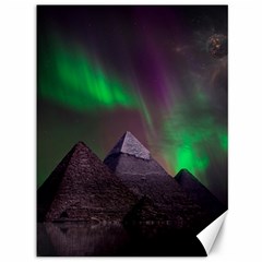 Fantasy Pyramid Mystic Space Canvas 36  X 48  by Wegoenart