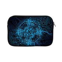 Network Circuit Board Trace Apple Ipad Mini Zipper Cases by Ravend