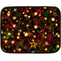 Christmas Xmas Stars Star Advent Background Double Sided Fleece Blanket (mini)  by Ravend