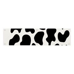 Cow Black And White Spots Banner And Sign 4  X 1  by ConteMonfrey