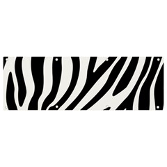 Zebra Vibes Animal Print Banner And Sign 9  X 3  by ConteMonfrey