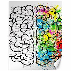 Brain Mind Psychology Idea Drawing Canvas 12  X 16  by Wegoenart