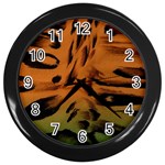 Background-011 Wall Clock (Black) Front