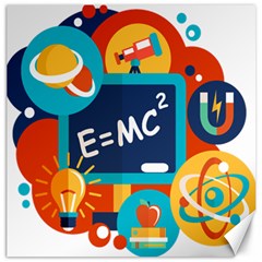 Natural Science Physics Laboratory Formula Canvas 16  X 16  by danenraven