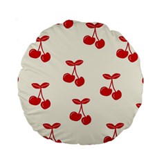 Cherries Standard 15  Premium Round Cushions by nateshop