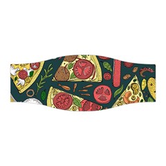 Vector Seamless Pizza Slice Pattern Hand Drawn Pizza Illustration Great Pizzeria Menu Background Stretchable Headband by Ravend