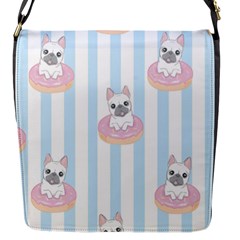 French-bulldog-dog-seamless-pattern Flap Closure Messenger Bag (s) by Jancukart