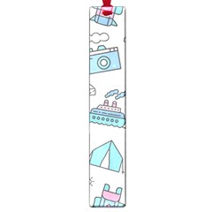 Transportation Seamless Pattern Large Book Marks by Jancukart