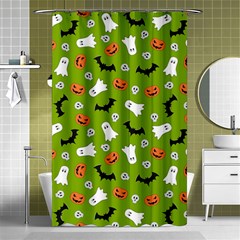 Pattern Seamless Halloween Fall Shower Curtain 48  X 72  (small)  by Wegoenart