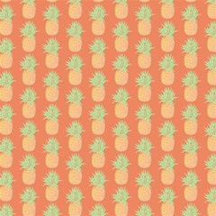 Pineapple Orange Pastel Play Mat (square) by ConteMonfrey