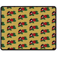 Guarana Fruit Brown Double Sided Fleece Blanket (medium)  by ConteMonfrey