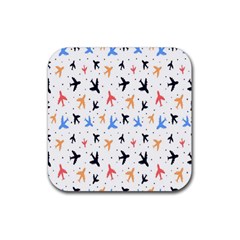 Sky Birds - Airplanes Rubber Coaster (square) by ConteMonfrey